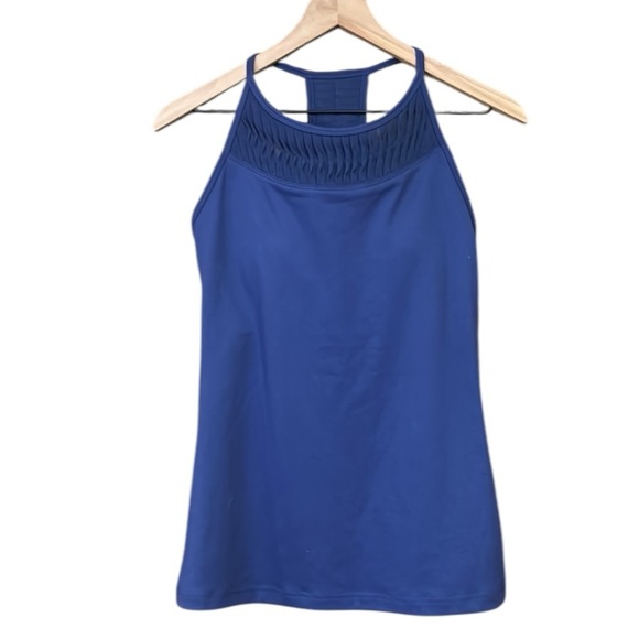 Soybu Paschi Tank Top Women's Medium Catalina Navy Racerback Built in Bra NWT - Picture 3 of 11